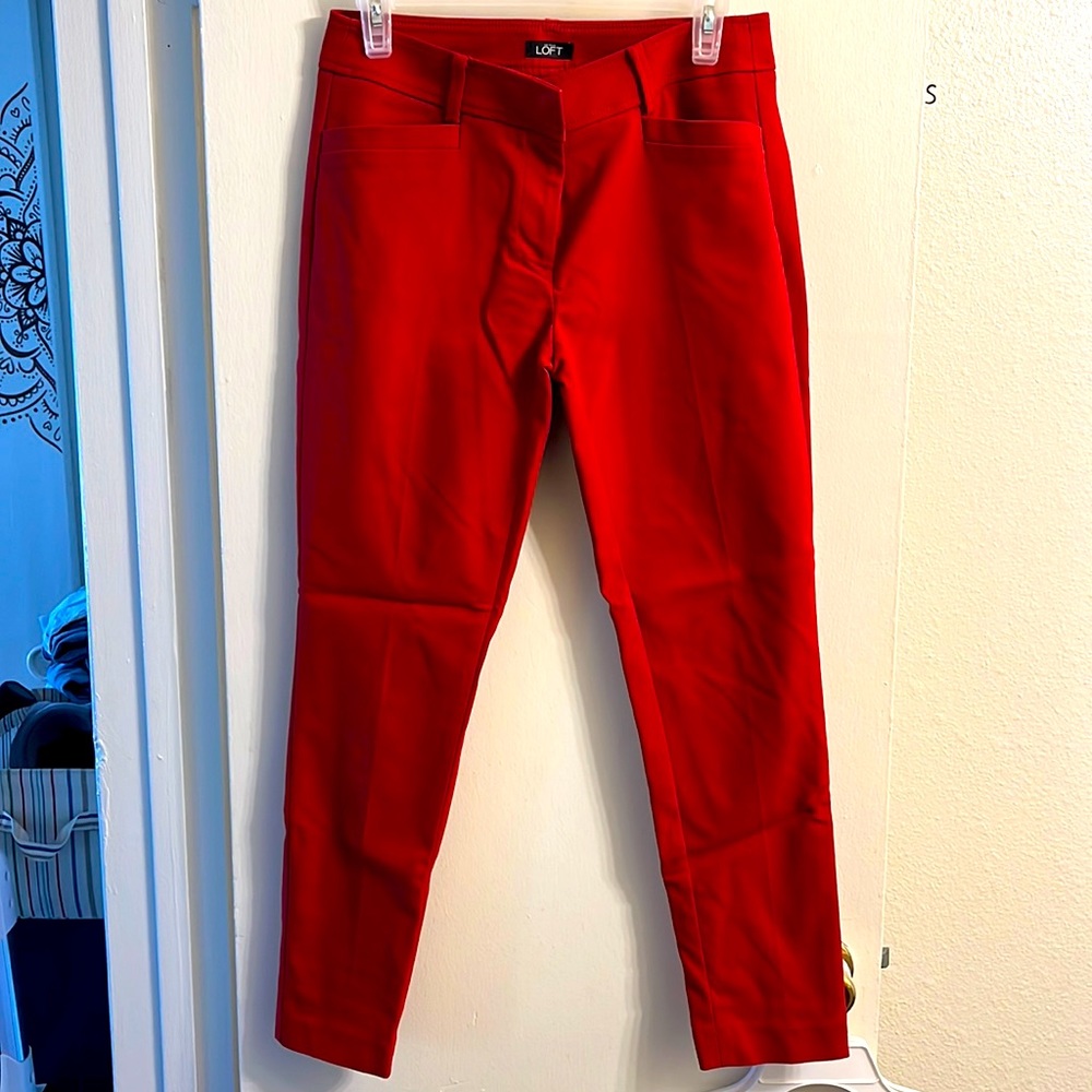 Red pants